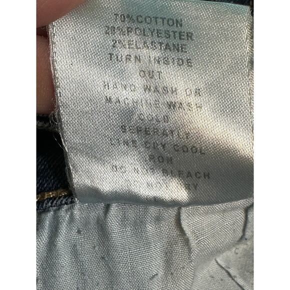 Karter Collection blue painted distressed skinny jeans size 32 - Picture 5 of 10